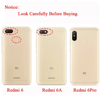 Original MOFi Za Xiaomi Redmi 6A Primeru Redmi 6 TPU Usnja Flip Cover Poslovni Primer Silicij Zaščito Razkošje Za Redmi 6 Pro Primeru