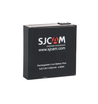 Original SJCAM SJ8 Baterije ( 2pcs Baterije + Dvojni Polnilnik ) 1200mAh Polnilna Litij-ionska Baterija za SJCAM SJ8 delovanje Fotoaparata