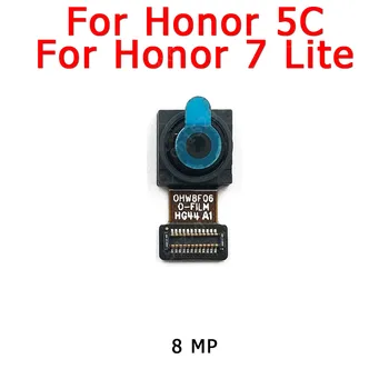 Original Sprednji in Zadnji del Kamere Nazaj Za Huawei Honor 5C 7 Lite 7Lite GT3 Glavni Sooča Modula Kamere Flex Zamenjava Rezervnih Delov