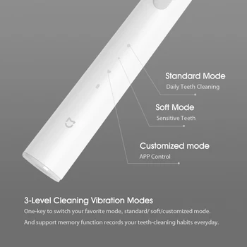 Original Xiaomi Mijia T500 Pametni Dom Električna Zobna Ščetka Za Ponovno Polnjenje Ultrazvočno Zob Zobna Ščetka Osebno Čiščenje