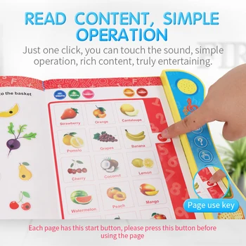 Otroci izobraževalne učenje pralni baby Y-knjiga igrače glas učenje knjiga plus smart logic pero angleški zgodnjega učenja študija knjigo pero