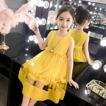 Otroška oblačila dekleta obleko 2019 novega otroka korejska različica dekle poletje tujih otrok obleko ženski princesa obleko