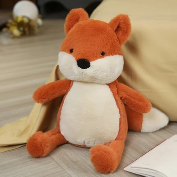 Polnjene živali Plišastih lisic igrače lutka srčkan živali je Sedel fox igrače, ki Spremljajo spalna lutka, rojstni dan, Darila za otroka, otrok