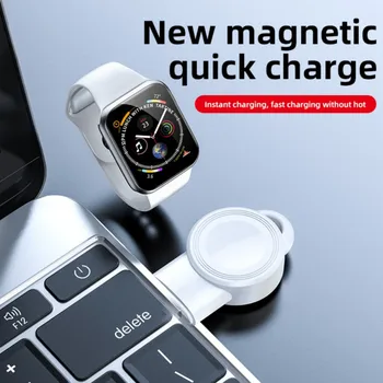Prenosni Mini 2W Brezžični Polnilec Za Apple IWatch Serija 1 2 3 4 5 Magnetni USB Dock Adapter Pazi, Hitro Polnjenje, Power