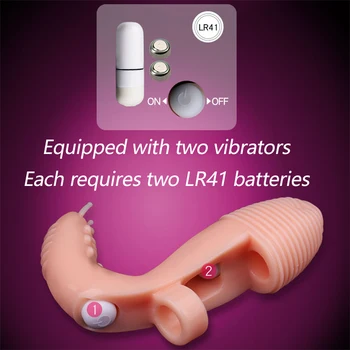 Prst Rokav Vibrator za Klitoris Stimulator G Spot Masaža Prst vibracije Za Nekaj Ženskih Masturbator Sex Igrače Za Ženske