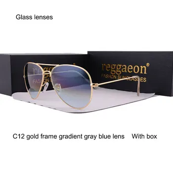 Reggaeon luksuzni Steklene leče, sončna očala ženske 2020 Visoke kakovosti uv400 moške blagovne Znamke Oblikovalec plaži polje Pilotni sončna očala G15