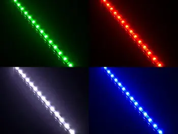 RGB LED Magnetni Trak Svetlobe Celoten Komplet za PC Računalnik Primeru, določi Močan Magnet, Multi-Funkcijski Daljinski upravljalnik, Barva ST176