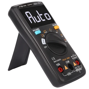 RM102Pro Digitalni Multimeter 6000 šteje Auto 113D Nazaj luči AC/DC Voltmeter tranzistor tester Frekvenca Diode Temperature