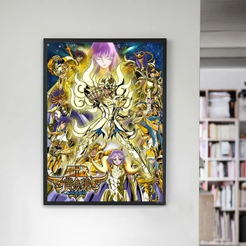 Saint Seiya anime Plakat Umetnosti svile Plakat Soba Dekor (Brez Okvirja)