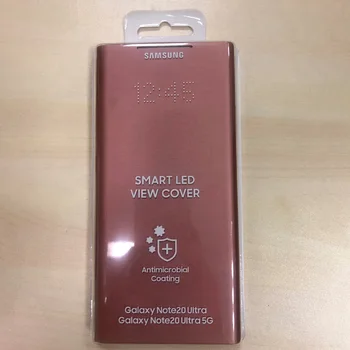 Samsung Original Smart LED Prikaz Ohišje Za Samsung Galaxy Note20 Opomba 20 Ultra Opomba 20 5G Opomba 20 Ultra 5G LED Denarnice Flip Pokrov