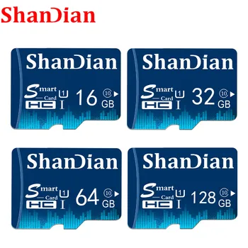 SHANDIAN Micro sd memory card 8GB 16GB 32GB mini sd 64GB 128gb Micro Sd kartico cartao de memoria 64GB TF kartice z brezplačno adapter