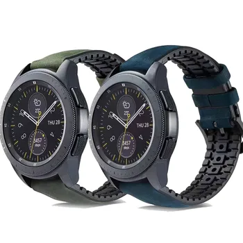 Silikonski Watch Trak za Samsung Galaxy Watch Aktivna 2 42 46mm Usnje Pasu Prestavi S2 S3 Klasične Meje Huawei GT2 Amazfit Trak