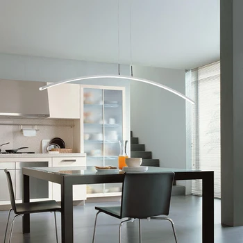 Skandinavski design obesek svetilka za Kuhinjo, Spalnica, Dnevna soba lounge dolgo lučka za prekinitev svetilka LED lestenec minimalističen