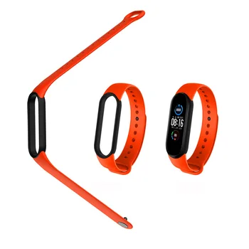 Smart Manšeta Za Xiaomi Mi Pasu 5 4 3 Zapestnica Trak Screen Protector Miband 4/5/3 Silikonski Watchband Miband5 Miband4 Film