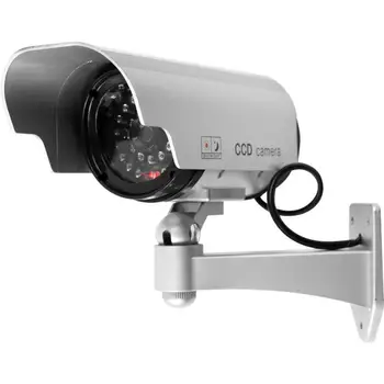 Solar Power LED CCTV Kamere Lažne Varnostne Kamere na Prostem Lutke Nadzor