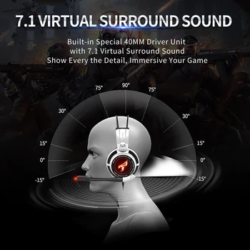 SOMIC G941 Gaming Slušalke 7.1 Virtual Surround Sound, USB, Žična Vibracije LED Nad Uho Igralec Slušalke Za Namizni RAČUNALNIK Prenosni računalnik