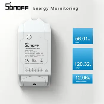 Sonoff POW R2 Časovnik DIY Smart Remote, Wifi Nadzor Stikalo 16A Spremljanje Porabe Združljiv z Alexa Amazon, Google Doma