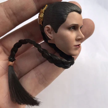 Spot 1/6 ženska glavo carving Princesa Leia temperament lepih mladih različico, ki je primerna za 12 inch premično lutka model accessorie