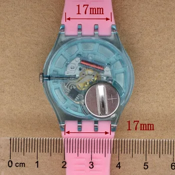 Toplote Originalne kakovosti watchband Pribor watch trak pasu Za Swatch za Dotik serije Silikona iz nerjavečega sponke logotip SURB100