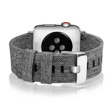 Trak Trak Združljiv za Apple Watch Band 44 42mm Serije 5 4 3 platno correa za iwatch 38 mm pulseira moški ženske dodatki