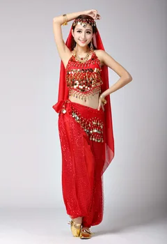 Trebuh plesne kostume za prodajo hlače ženske indijski bollywood egiptovski trebuh obleko ples plus velikost za odrasle za ženske indijski