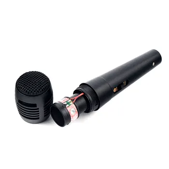 Universal 3,5 mm 6,5 mm vmesnik Žično split mikrofon, Prenosni Javnih Oddajnik KTV Karaoke Snemanje Črna