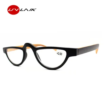 UVLAIK Fashion Mala Mačka Oči Obravnavi Očala Lahke Ženske Presbyopic Očala za Branje Retro Rdeča Modra Orangge Očala