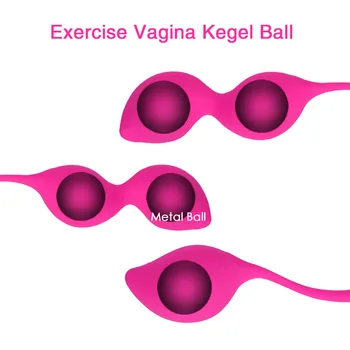 Vaginalne Keglove Žogo Vibrator Sex Igrače za Odrasle Ženske z vibriranjem Ben Wa Gejša Kroglice Daljinski upravljalnik Tesen Vagine Vadbe Trener