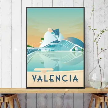 Valencia Potovanja Umetniško Platno Poster Tiskanje Doma Dekor Slikarstvo Brez Okvirja