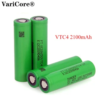 VariCore Prvotne 3,6 V 18650 VTC4 2100mAh Visoko možganov 30A baterije VC18650VTC4 Elektronske cigarete