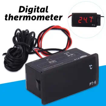 Vgrajeni Digitalni LCD Zaslon Sonda Termometer Merilnik Za Avto Inkubator Hrane / Hlajenje / Hišnih Industriji Temperature Test