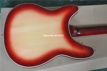 Visoka kakovost 360 električna kitara 6 niz električne kitare cherry red lahko prilagodite glede na zahteve