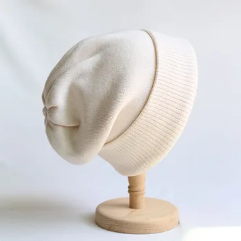 VISROVER 12 barv solid pravi kašmir beanies pozimi klobuk za žensko akril klobuk ženska Jeseni Toplo skullies za človeka Wholesales
