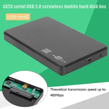 VKTECH 2.5 inch Hard Pogona SATA USB2.0 Prenosno Orodje Brezplačno SSD Disk HDD Primeru je Zunanji Trdi Disk, Ohišje za PC Novo arriver