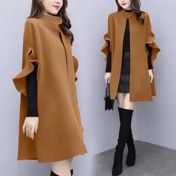 Volne Mešanice Ženske Plus Velikost 4XL Trendy Letnik Noseča korejska Stranka Pomlad Jesen Lady Outwear Moda Preprosto Priložnostne Femme Coats
