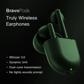 Whizzer B7 TWS Brezžične Bluetooth Slušalke 5.0 Čepkov Glasovni Nadzor Zmanjšanje Hrupa Tap Control Športne Slušalke