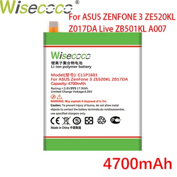 Wisecoco C11P1601 4700mAh Nova Baterija Za ASUS ZENFONE 3 ZE520KL Z017DA Živo ZB501KL A007 Telefon