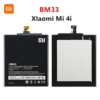 Xiao mi Originalni BM33 3120mAh Baterija Za Xiaomi 4i Mi 4i Mi4i M4i BM33 Visoke Kakovosti Telefon Zamenjava Baterij