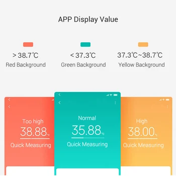 Xiaomi Mijia Električni Termometer Digitalni LCD Zaslon Medicinski Termometer Telesne Temperature Za Otrok in Odraslih