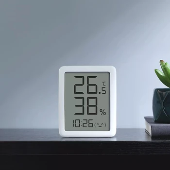 Xiaomi Youpin MiaoMiaoCe Termometer, Higrometer LCD Velike E-ink Zaslon Digitalni Prikaz Temperature in Vlažnosti Tipalo 2020 Nova