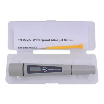 Yieryi PH-032K Žep Pero Vodni test Digitalni PH Meter Tester PH-009 IA 0.0-14.0 pH za Akvarij Bazen z Vodo Laboratorij
