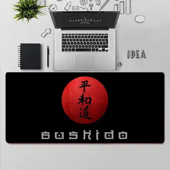 YNDFCNB Visoke Kakovosti Japonski Bushido Samurai logotip Udobje Miško Mat Gaming Mousepad Brezplačna Dostava Velik Miško, Tipke Tipkovnice Mat