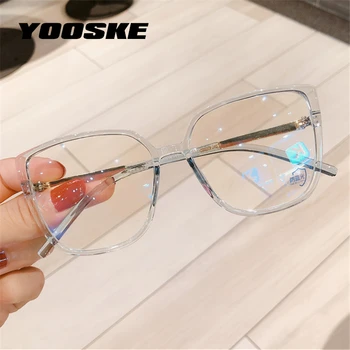 YOOSKE Anti Modra Svetloba Mačka Oči Očala Okvirji Ženske TR90 Računalnik Očala za Ženske Bluelight Objektiv Igralna Očala