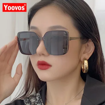 Yoovos Prevelik Retro Ženske Sončna Očala 2021 Sončna Očala Ženske Letnik Očala Blagovne Znamke Sončna Očala Ženske Kvadratnih Gafas De Sol Mujer