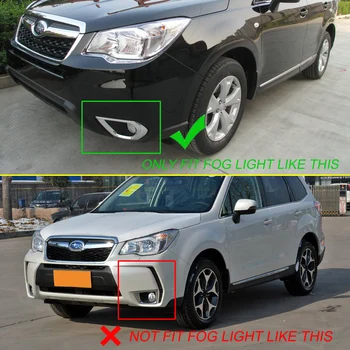 Za Subaru Gozdar SJ 2016 Spredaj + Zadaj Luči za Meglo Kritje Kit Odbijača Reflektor Obdaja