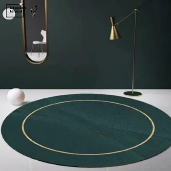 Zelene Odeje Marmorja Preproge Za dnevno Sobo Krog Preprogo 3D Talna Obloga Nordijska Preproge Za v Posteljo Soba Soba Dekoracijo Najstnik
