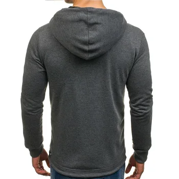 ZOGAA Vroče Prodaje, za Moške Sweatershirts Priložnostne Mladi 3D Tiskanja Zadrgo Hooded Suknjič Moda Prevelik pulover s kapuco Elegantna Vse-tekmo Ulične