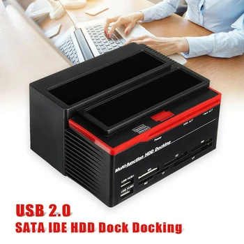 Zunanje 2.5 Inch/3,5-Palčni USB 3.0 2 SATA 1 IDE HDD Trdi Disk za Razširitveno Postajo Disk Klon Card Reader USB3.0 M2 TF SD S