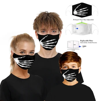 Zunanji Moda PM2.5 Usta Masko Proti Prahu za boj Proti Onesnaževanju Masko oglje Filtrom Respirator Usta-žarilna za Moške, Ženske