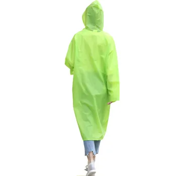 Zunanji ženske moški EVA dežni plašč športi, jahanje, pohodništvo velik klobuk, lahka teža nekaj lady rainwear prestavi plastičnih transparen poncho